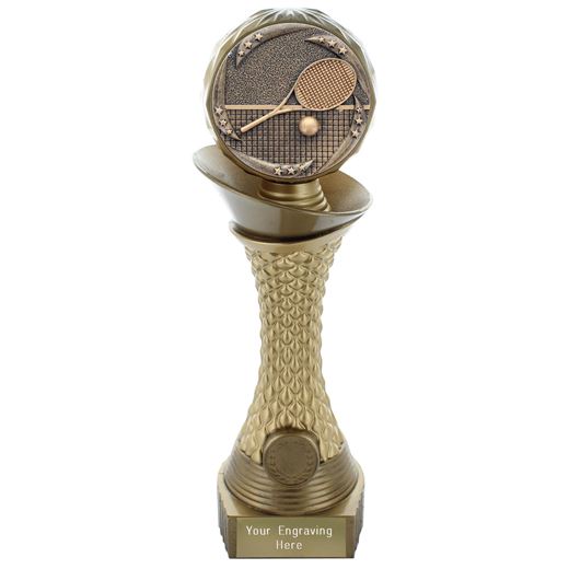 Orbit Tower Tennis Trophy Gold & Bronze 27.5cm (10.75")