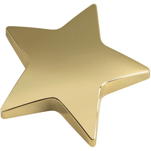 Gold Star Paperweight 9.5cm (3.75")