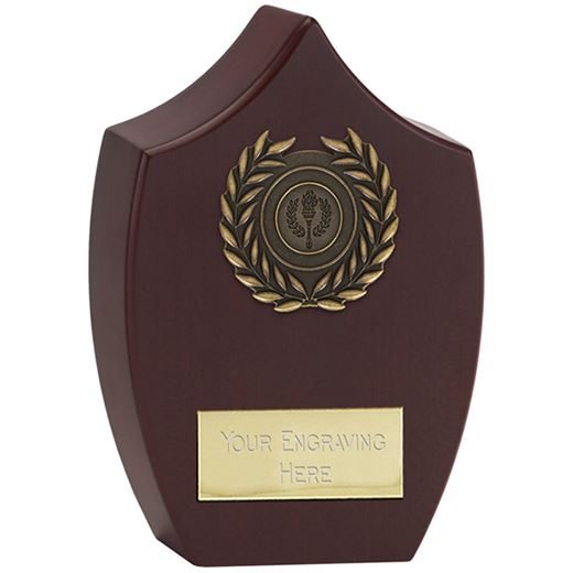 Heavyweight Rosewood Finished Presentation Plaque 21cm (8.25")