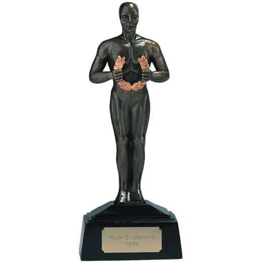 Antique Gold Achievement Figurine Award Trophy 18.5cm (7.25")
