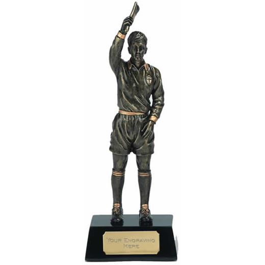 Gold Referee Football Trophy 20.5cm (8")