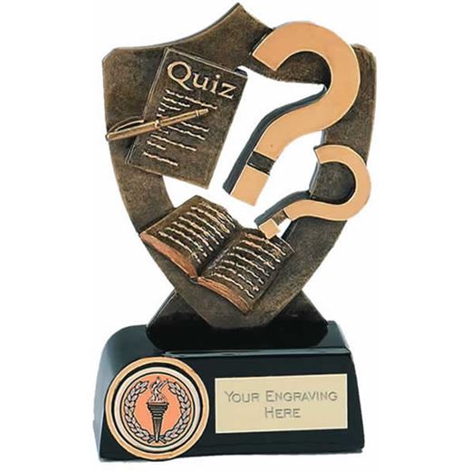 Quiz Competition Trophy 13.5cm (5.25")