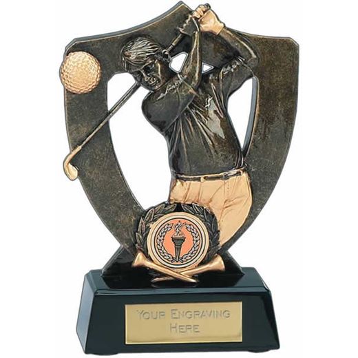 Golf Celebration Shield Award 18cm (7")