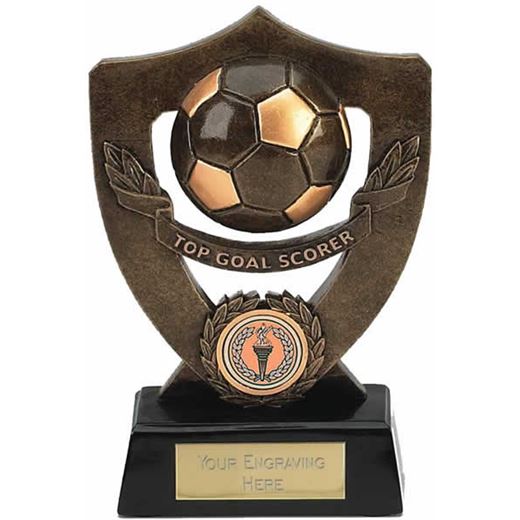 Top Goal Scorer Football Shield Award 18cm (7")
