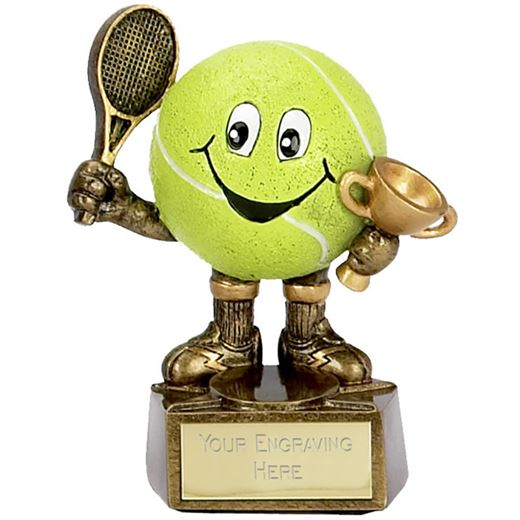 Tennis Man Trophy 10cm (4")