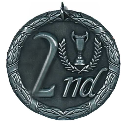 Laurel 2nd Place Medal 50mm (2")