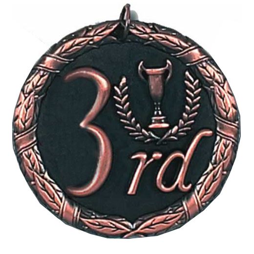 Laurel 3rd Place Medal 50mm (2")