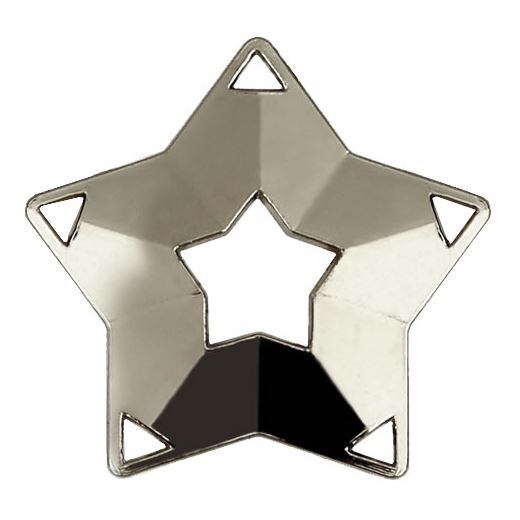 Silver Mini Stars Medal 60mm (2.25")