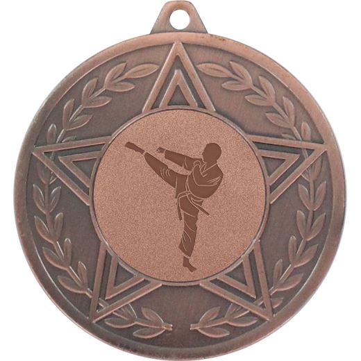 Sirius Karate Medal Bronze 50mm (2")