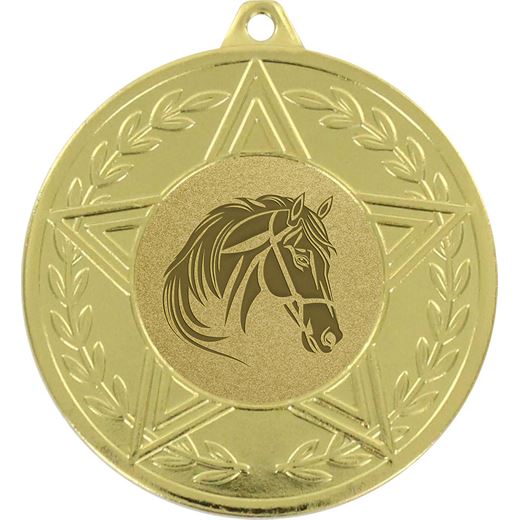 Sirius Equestrian Medal Gold 50mm (2")