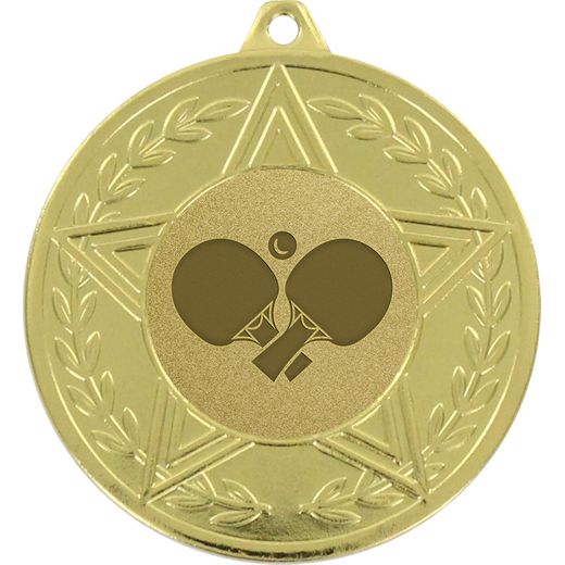 Sirius Table Tennis Medal Gold 50mm (2")