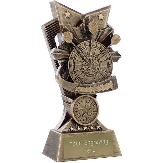 Spectre Darts Trophy Antique Gold 15cm (6")