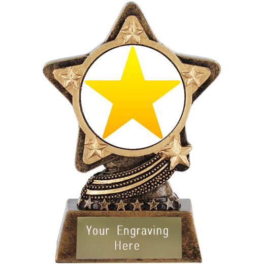 Star Emoji Trophy by Infinity Stars 10cm (4")