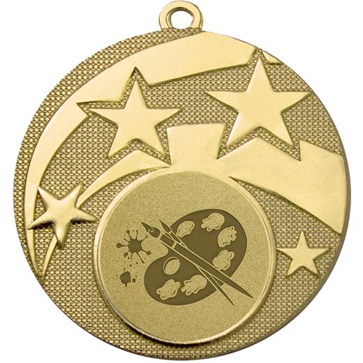 Stardust Art Medal Gold 50mm (2")