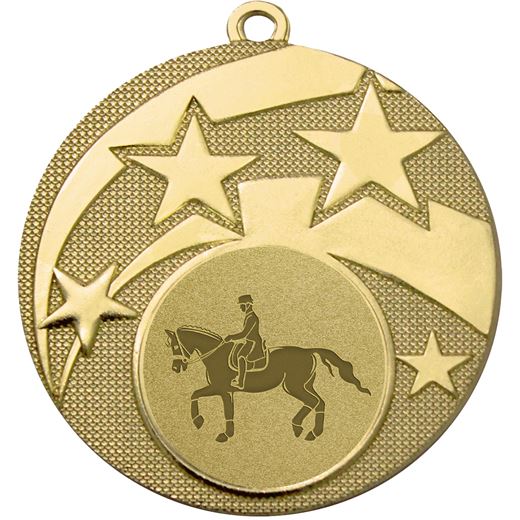 Stardust Showjumping Medal Gold 50mm (2")