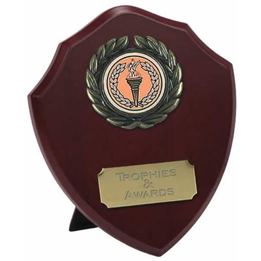 Traditional Wooden Shield Award 10cm (4")