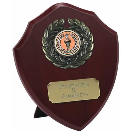 Traditional Wooden Shield Award 12.5cm (5")