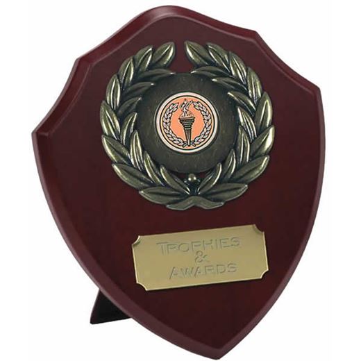 Traditional Wooden Shield Award 15cm (6")