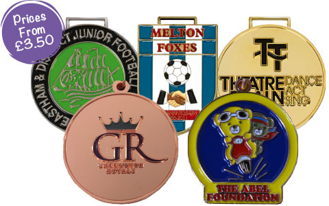 Premium Bespoke Medals with Colour Enamelling